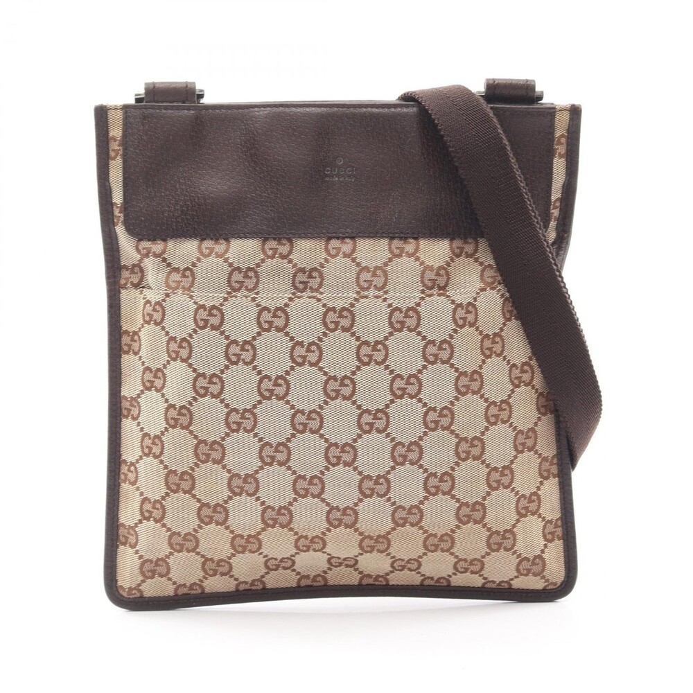 Gucci Gg Canvas Crossbody Shoulder Bag #338840G35B